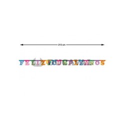 Guirnalda feliz cumpleaños 213 cm