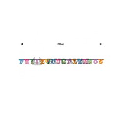 Guirnalda feliz cumpleaños 213 cm