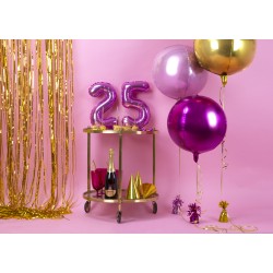Globo foil balón rosa metalizado 40cm | Ducaval | Envios 24/48.