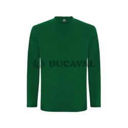 Camiseta manga larga verde botella adul.