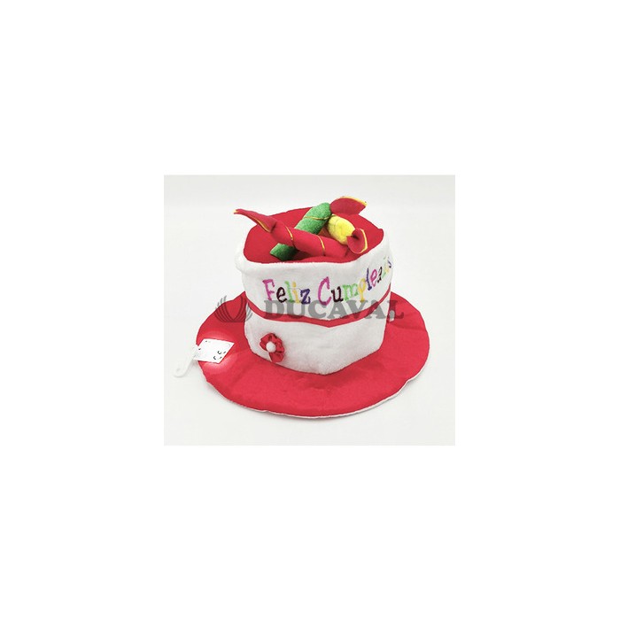 Gorro cumpleaños infantil rojo