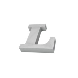 Letra L corcho 100X40mm | Ducaval | Envíos 24/48 horas 