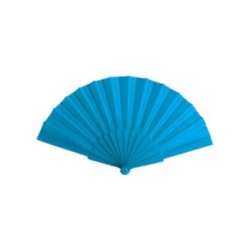 Abanico azul claro  Disfraces Ducaval Envios 24/48 horas