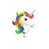 Globo foil figura unicornio arcoiris 83cm | Ducaval | Envíos 24/48 ho