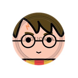Platos 23cm Harry Potter 8 unidades. Ducaval envios 24/48 horas