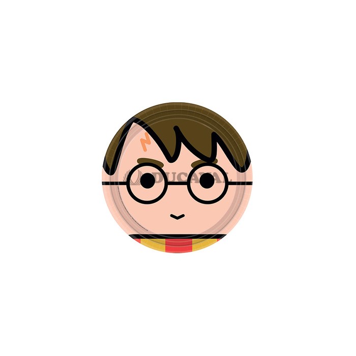 Platos 23cm Harry Potter 8 unidades. Ducaval envios 24/48 horas