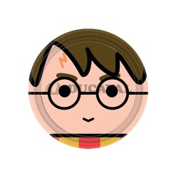 Platos 23cm Harry Potter 8 unidades. Ducaval envios 24/48 horas