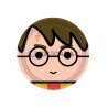 Platos 23cm Harry Potter 8 unidades. Ducaval envios 24/48 horas
