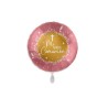 Globos foil  comunión rosa 17" 43cm. | Ducaval | Envios 24/48 horas