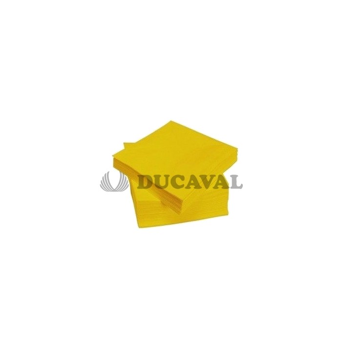 Servilletas amarillas 20x20 doble capa 100ud Ducaval 2448 envios