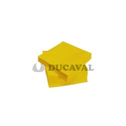 Servilletas amarillas 20x20 doble capa 100ud Ducaval 2448 envios