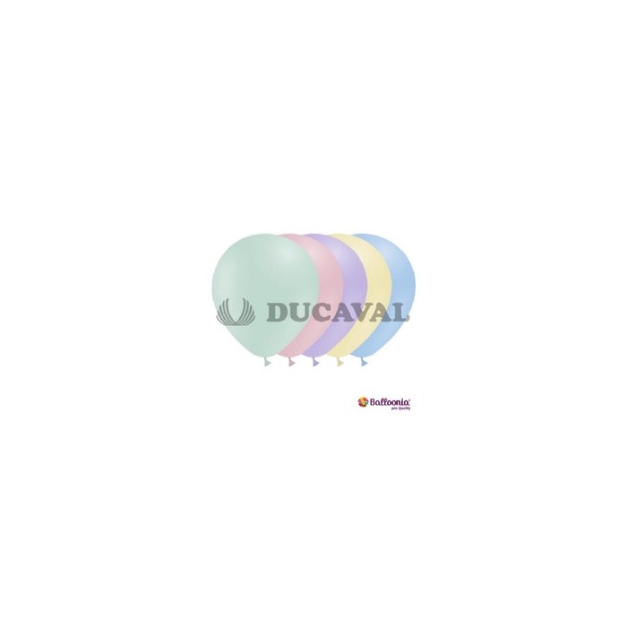 Globo látex surtidos matte 50ud 30cm Ballonia | Ducaval |