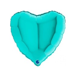 Globo foil corazón tiffany 18" | Ducaval | Envíos 24/48 horas