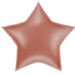 Estrella foil oro rosa 91cm I Ducaval I Envíos 24/48h