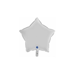  Estrella foil blanco mate 91 cm | Ducaval | Envíos 24/48 horas