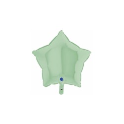 Estrella foil verde mate 91cm | Ducaval | Envíos 24/48 horas 