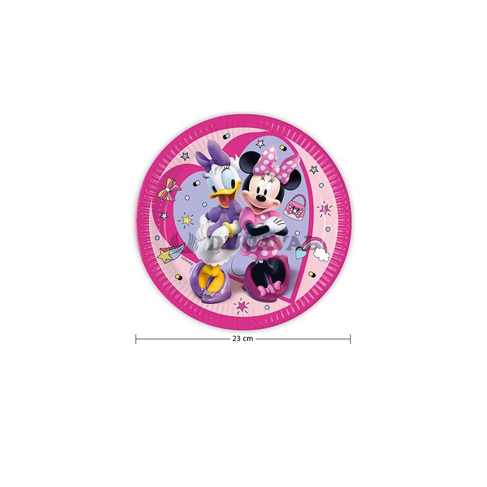 Platos Minnie Mouse 23cm 8U