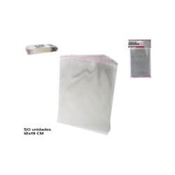 Bolsa celofan x50 adhesivo 12x19 cm | Ducaval | Envías 24/48 horas 