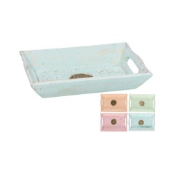 Bandeja madera tallada 16.5 x 24 cm | Ducaval | Envías 24/48 horas 