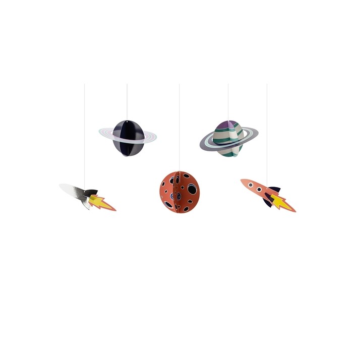 Colgantes planetas 5pzs