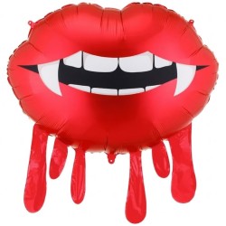 Globo foil labios con sangre 92 x 60 cm  | Ducaval | Envías 24/48 hor