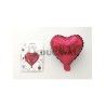 Globos foil corazón rojo 6ud | Ducaval | Envíos 24/48 horas 