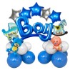 Conjunto globos foil baby boy 27pzas | Ducaval | Envías 24/48 horas 
