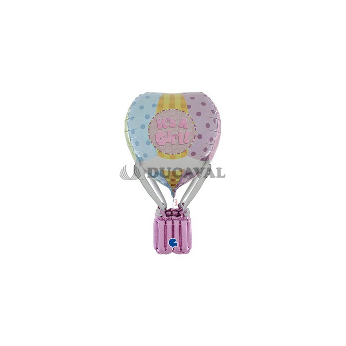Globo foil aeroestático girl 4D 1m