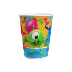 Vasos monsters 20cl 8u | Ducaval | Envías 24/48 horas 
