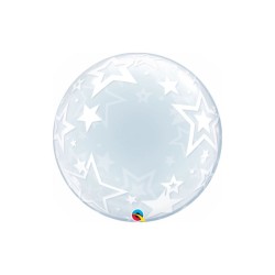 Globo bubble estrellas | Ducaval | Envíos 24/48h