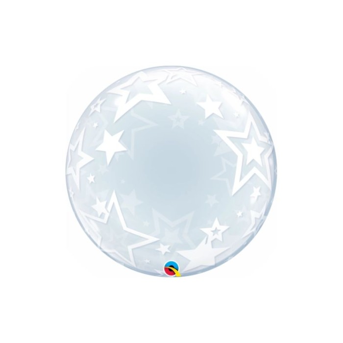 Globo bubble estrellas | Ducaval | Envíos 24/48h
