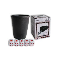 Cubilete de poker con dados | Ducaval | Envíos 24/48h