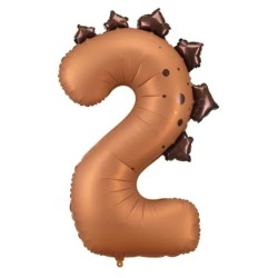 GLOBO FOIL NUMERO DINO | Ducaval | Envías 24/48 horas 