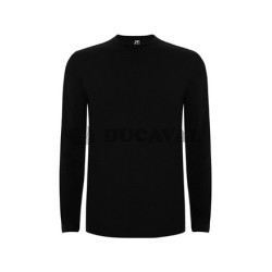 Camiseta manga larga negra adul.