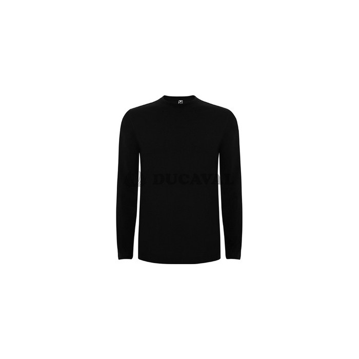 Camiseta manga larga negra adul.
