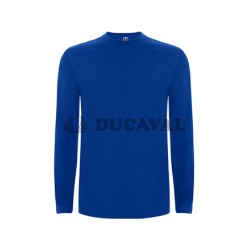 Camiseta manga larga azul royal