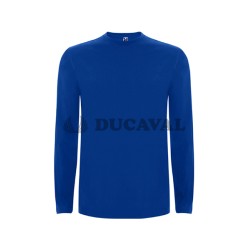 Camiseta manga larga azul royal
