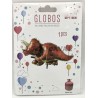 Globo foil dinosaurio triceratops 60x110CM