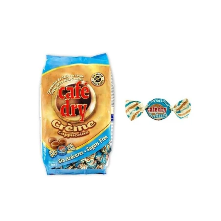 Caramelo dry creme sin azúcar | Ducaval | Envíos 24/48 horas