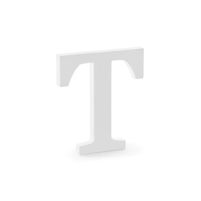 Letra T madera 15cm | Ducaval | Envíos 24/48 horas