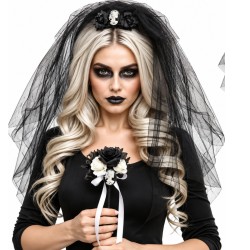 Set Novia Muerta con Velo y Varita  | Ducaval | Envías 24/48 horas 