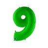 Globo numero 9 verde 40" | Ducaval | Envíos 24/48 horas