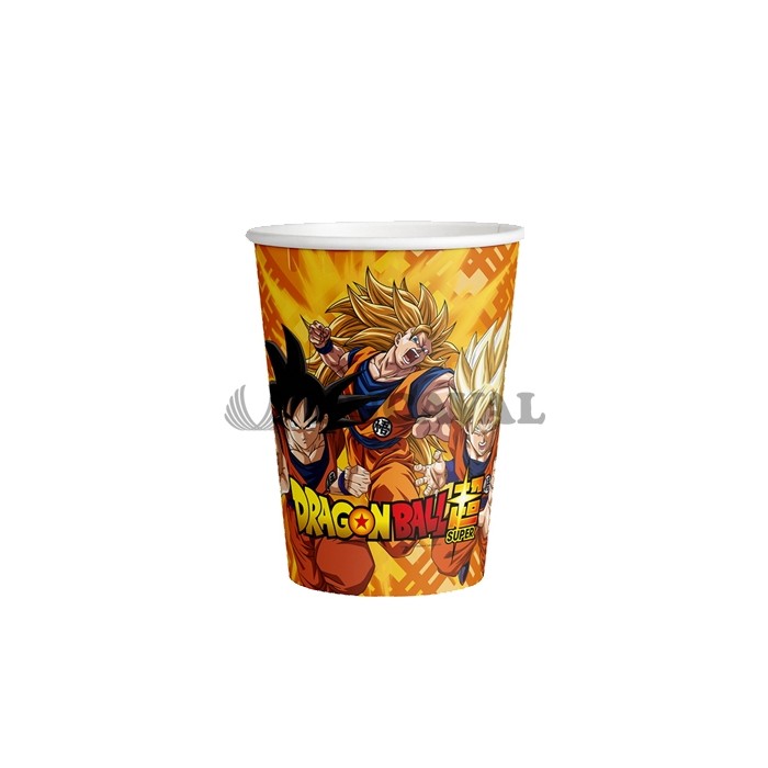 Vasos Dragon Ball 8ud. Ducaval envios 24/48 horas