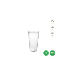 Vaso cocktail 480cc 20und reutilizables. Ducaval envios 24/48 horas.
