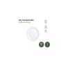 Plato llano redondo 17cm 10und compostable | Ducaval | envíos 24/48h