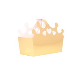 Caja princess oro metalizado 5 unidades | Ducaval | Envíos 24/48 hora