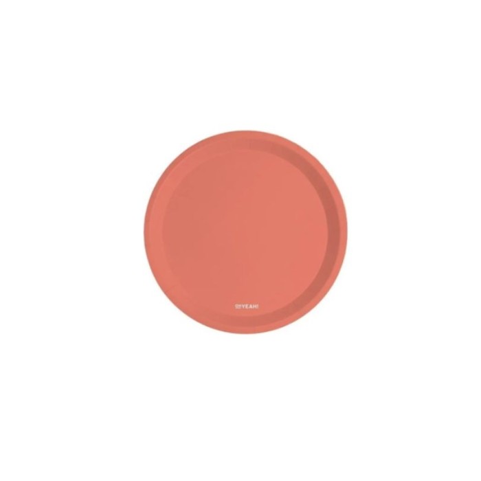 Platos cartón naranja flúor 20.5cm 8 unidades | Ducaval | Envíos 24/4