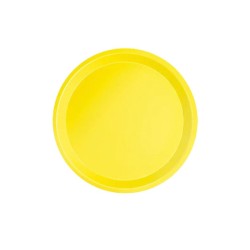 plato llano amarillo BIODEGRADABLE 20.5cm 10ud | Ducaval | Envíos 24/