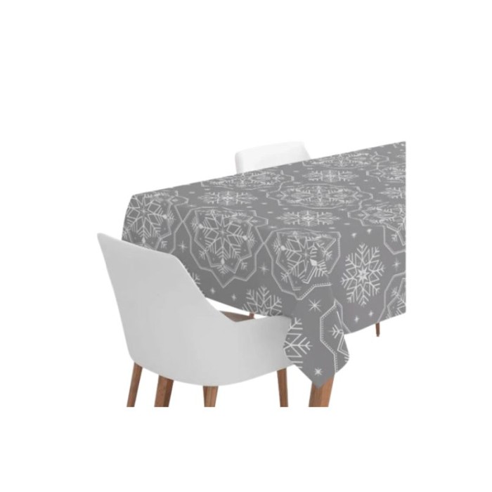Rollo de mantel  de navidad plata 1,20m | Ducaval | Envías 24/48 hora