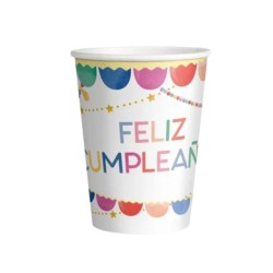 Vaso carton globos 270cc 10ud  | Ducaval | Envías 24/48 horas 